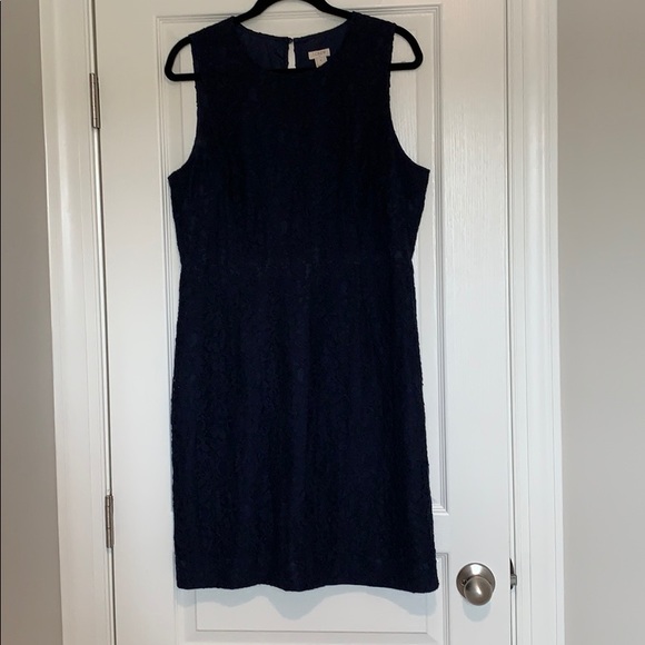 Navy Blue J.Crew dress size 14 - Picture 1 of 3